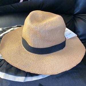 Zara Ribbon Trim Woven Hat